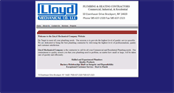 Desktop Screenshot of lloydmechanical.com